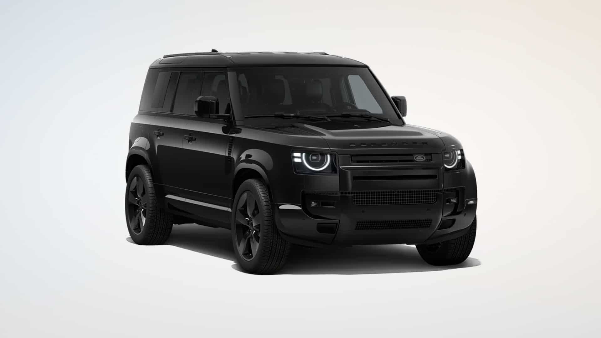 Defender 110 in Santorini Black