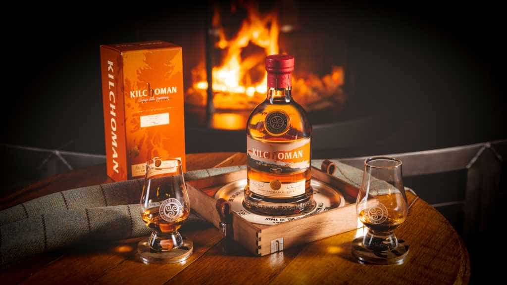 the Kilchoman distillery's whisky barrels